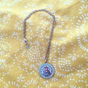 Tarina Tarantino Queen Alice Light Blue Necklace